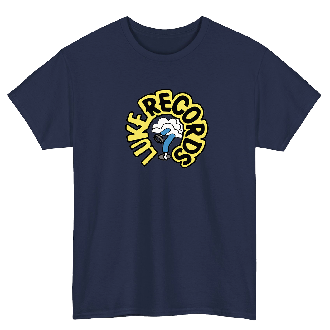 luke records logo short sleeve t shirt size S-3XL - P
