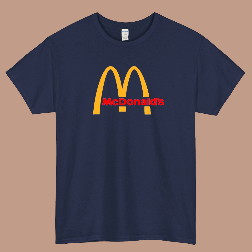 mcdonald's LOGO short sleeve men's t shirt S-3XL