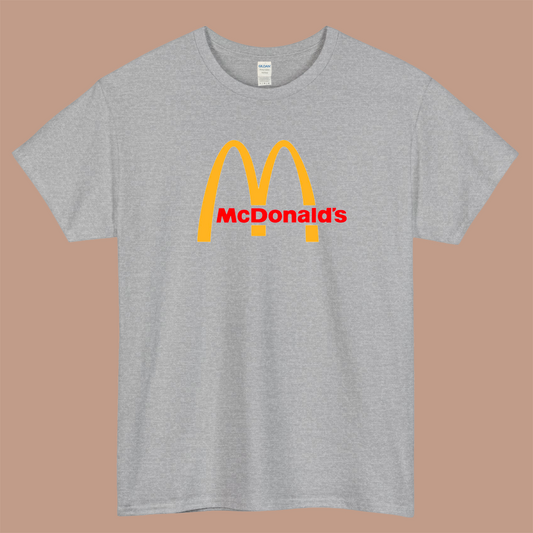 mcdonald's 4 logo short sleeve men's t shirt S-3XL (Copy)