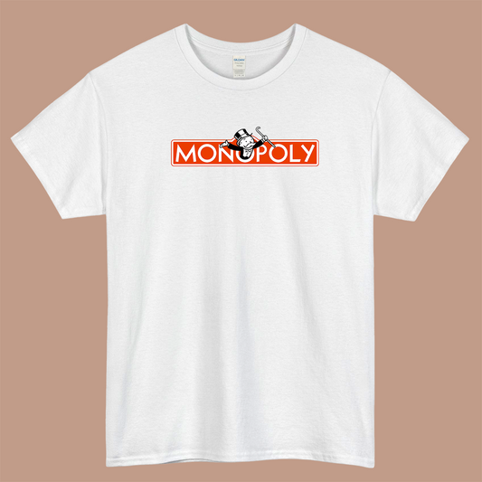 monopoly  logo short sleeve men's t shirt S-3XL