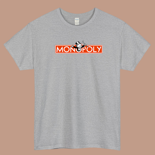 monopoly  logo short sleeve men's t shirt S-3XL