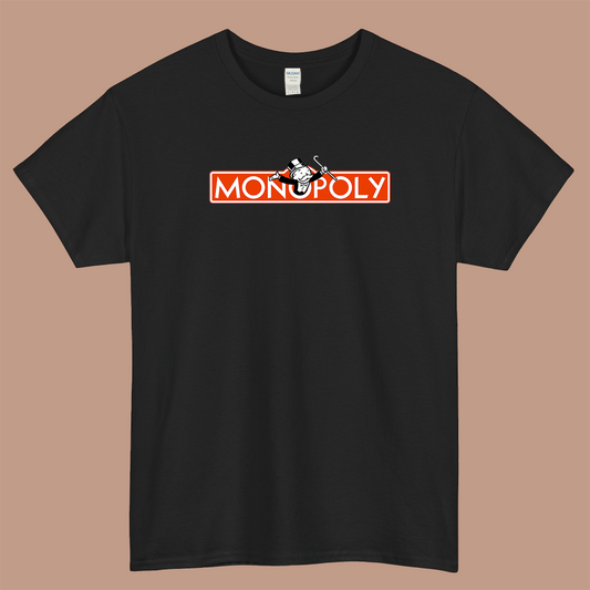 monopoly  logo short sleeve men's t shirt S-3XL
