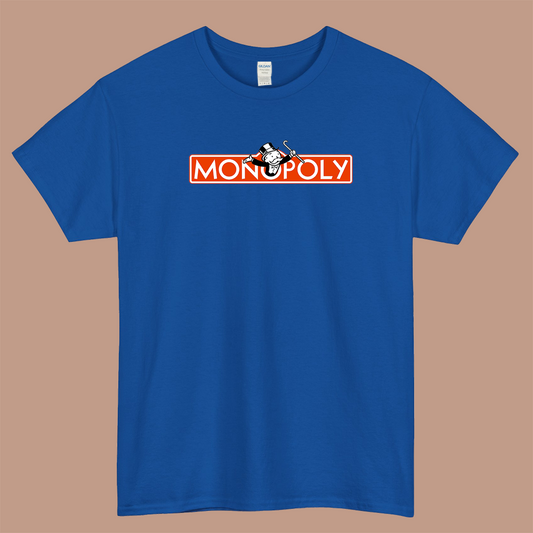Monopoly logo short sleeve men's t shirt S-3XL