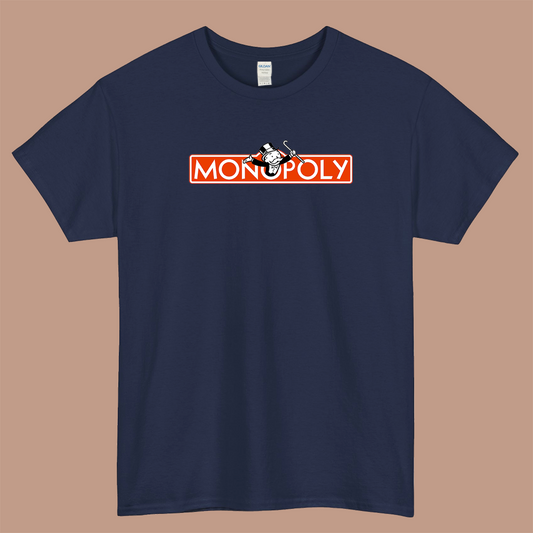monopoly  logo short sleeve men's t shirt S-3XL
