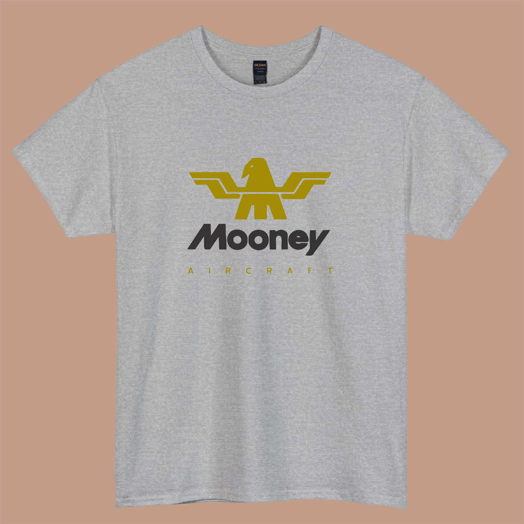 mooney aircraft  Logo short sleeve t shirt S-3XL -P