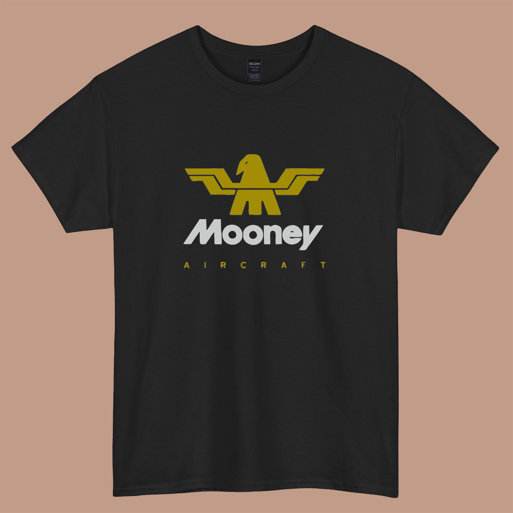 mooney aircraft  Logo short sleeve t shirt S-3XL -P