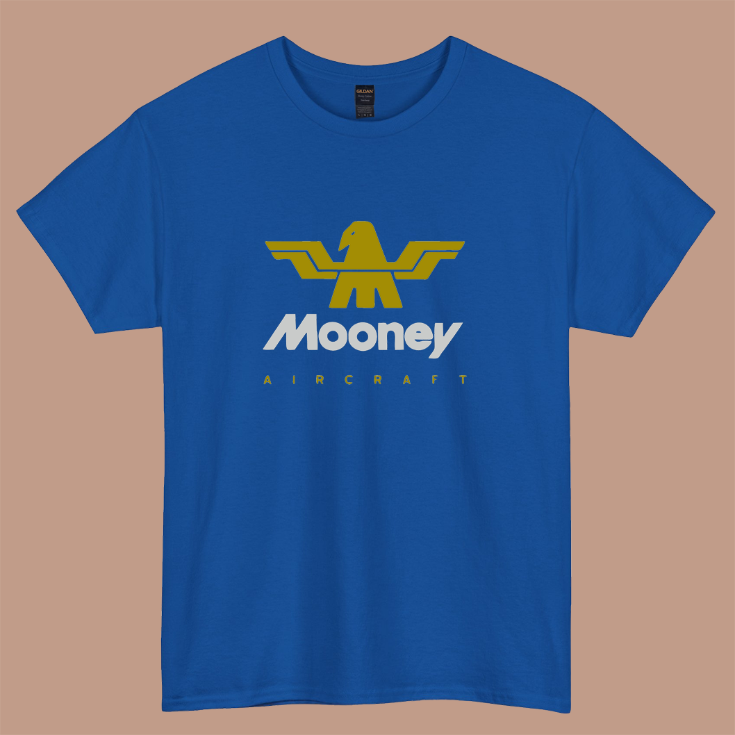 mooney aircraft  Logo short sleeve t shirt S-3XL -P