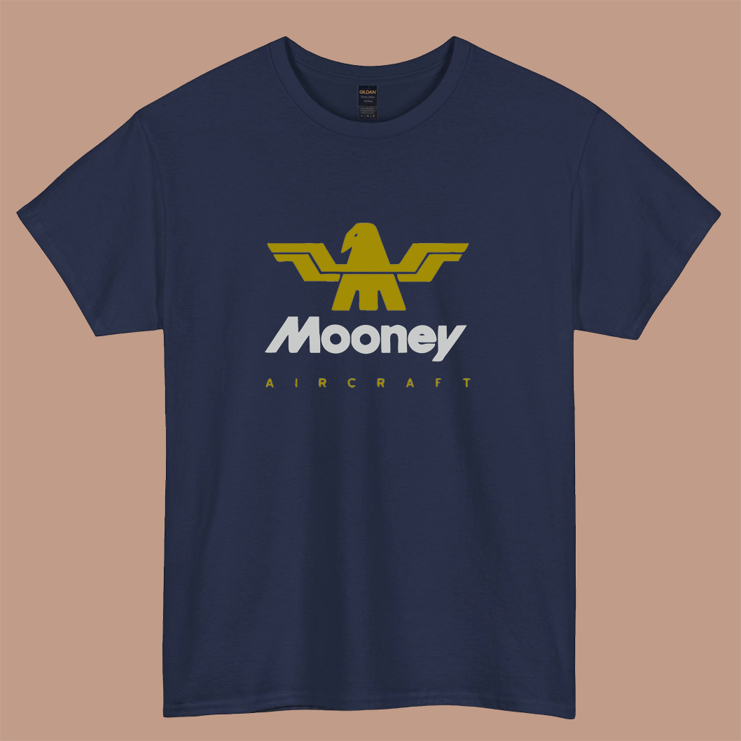 mooney aircraft  Logo short sleeve t shirt S-3XL -P
