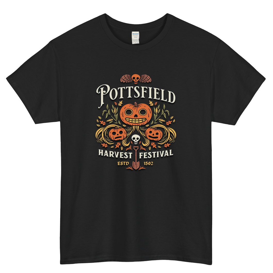 Pottsfield Harvest Festival Logo Mens Unisex Short Sleeve T-Shirt Size S-3XL - P