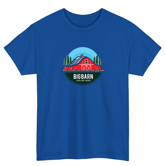 red barn logo short sleeve t shirt S-3XL - P
