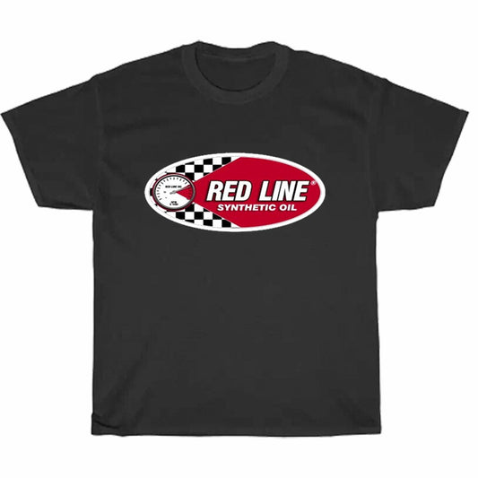 redlineoil Red Line Synthetic Oil Logo Unisex Men's T Shirt Size S to 3XL