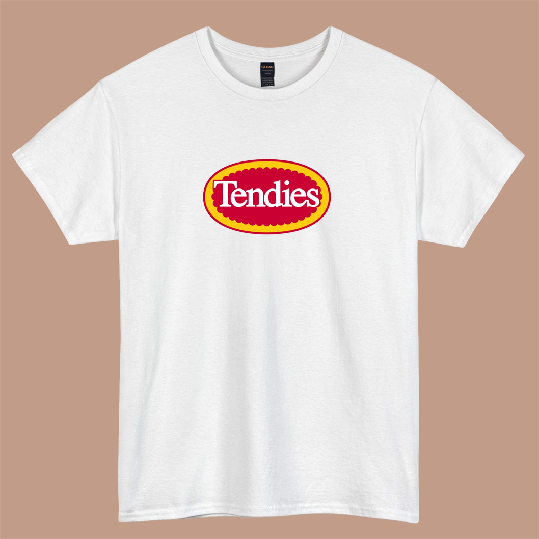 tendies logo SHORT SLEEVE T SHIRT S-3XL- P
