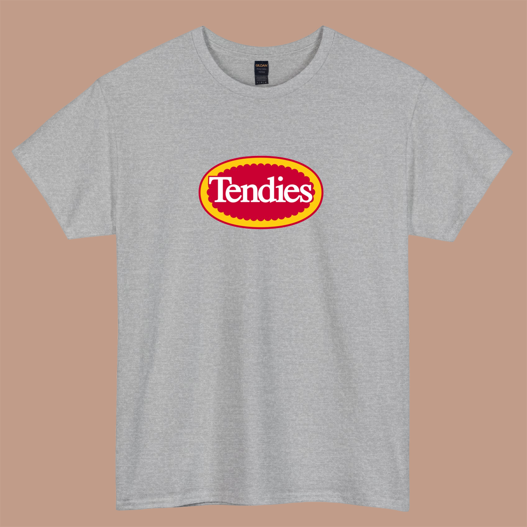 tendies logo SHORT SLEEVE T SHIRT S-3XL- P