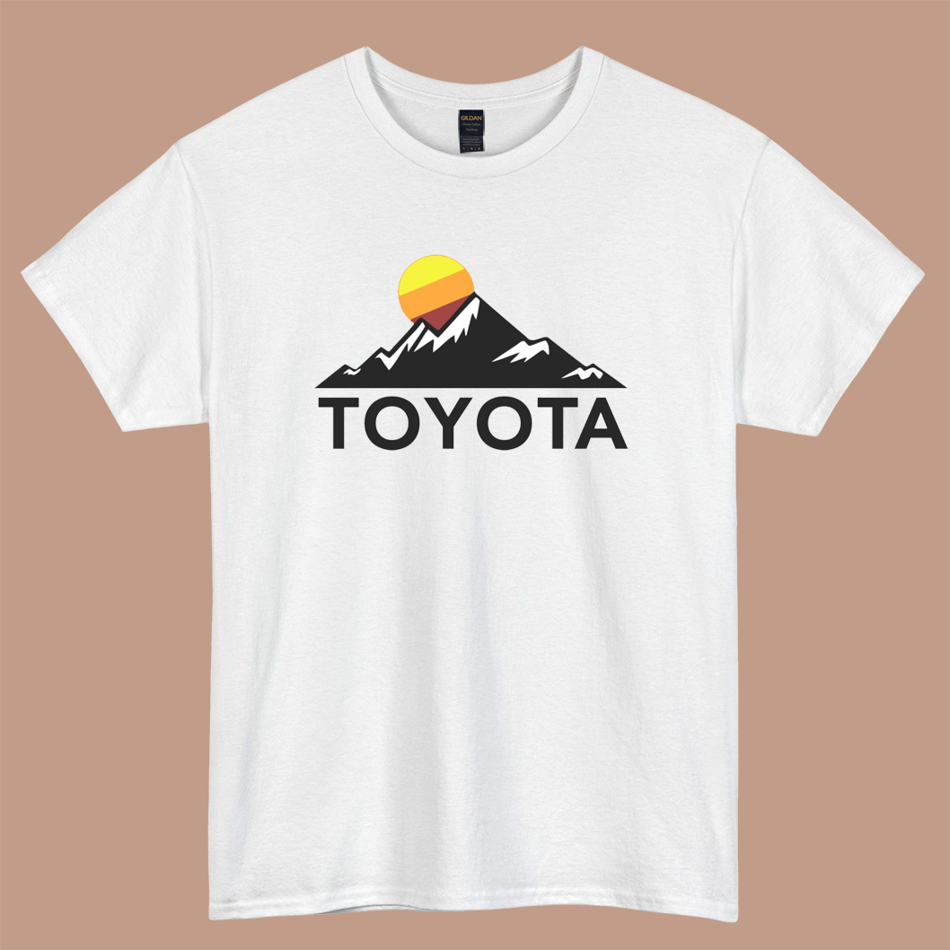 toyota mountain  logo short sleeve t shirt S-5XL - P