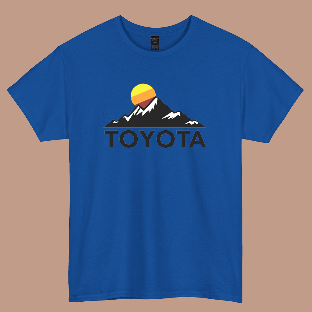 toyota mountain  logo short sleeve t shirt S-5XL - P