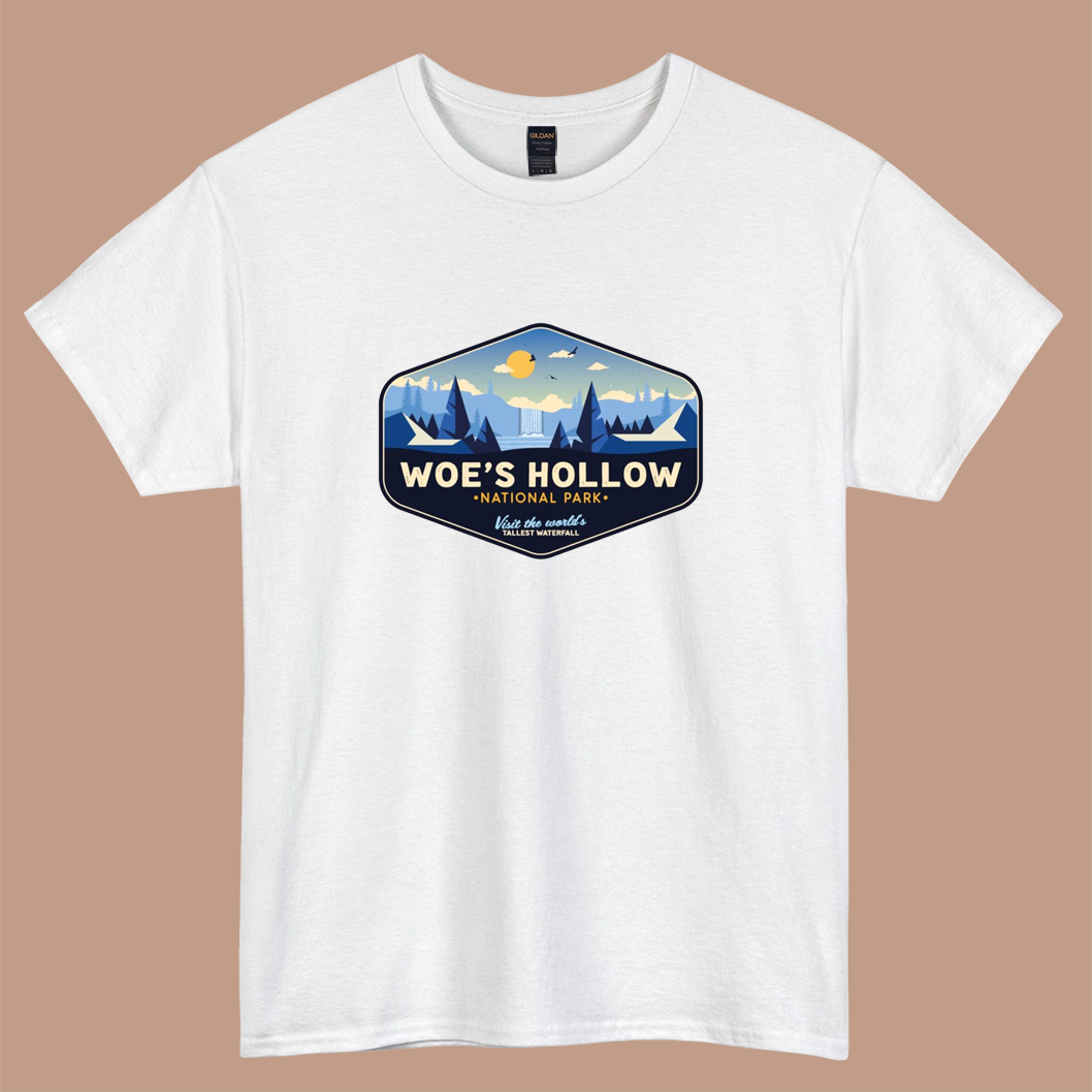 woes hollow 1 logo short sleeve t shirt S-5XL - P