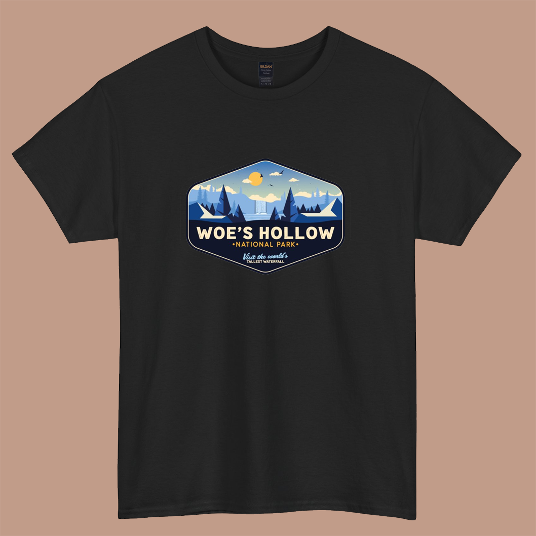 woes hollow 1 logo short sleeve t shirt S-5XL - P