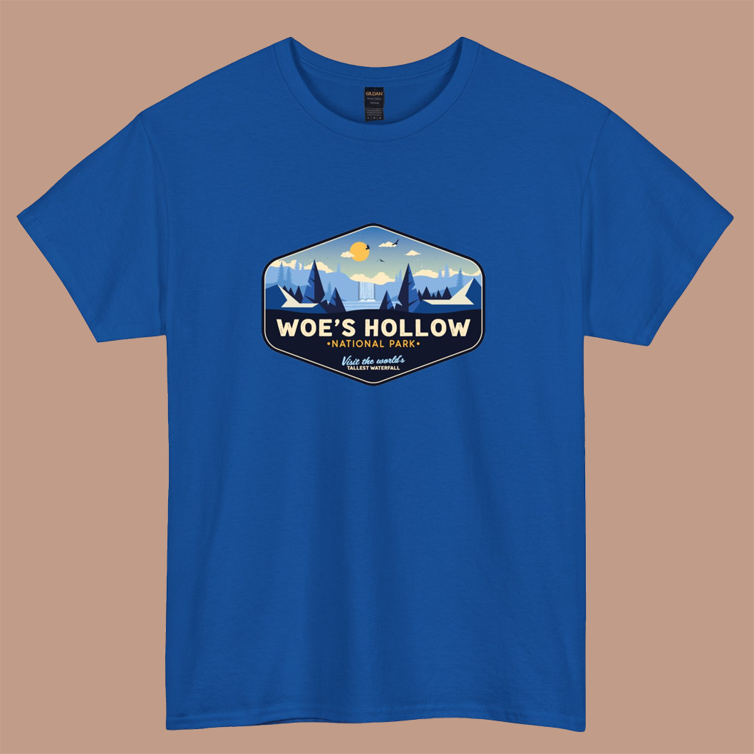 woes hollow 1 logo short sleeve t shirt S-5XL - P