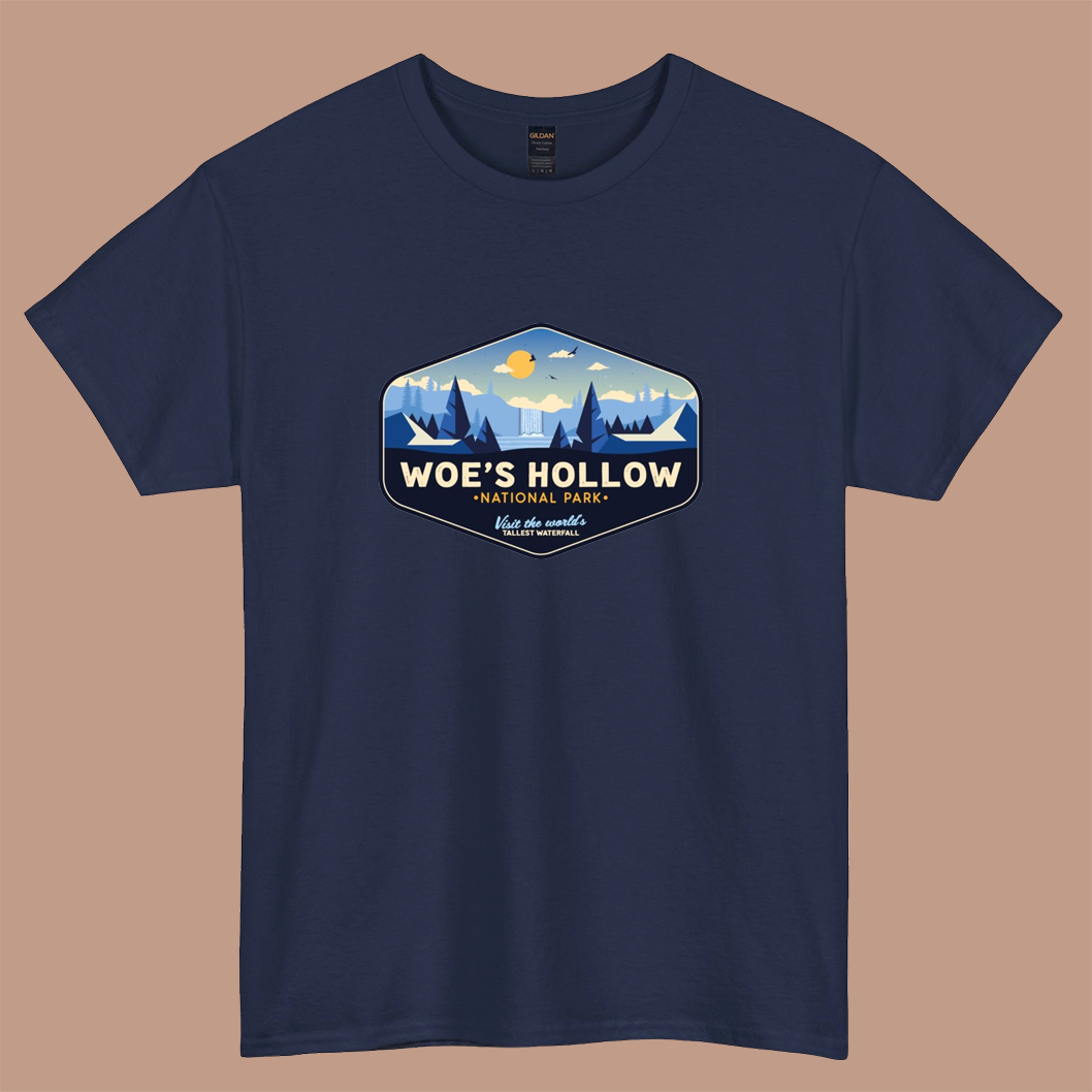 woes hollow 1 logo short sleeve t shirt S-5XL - P