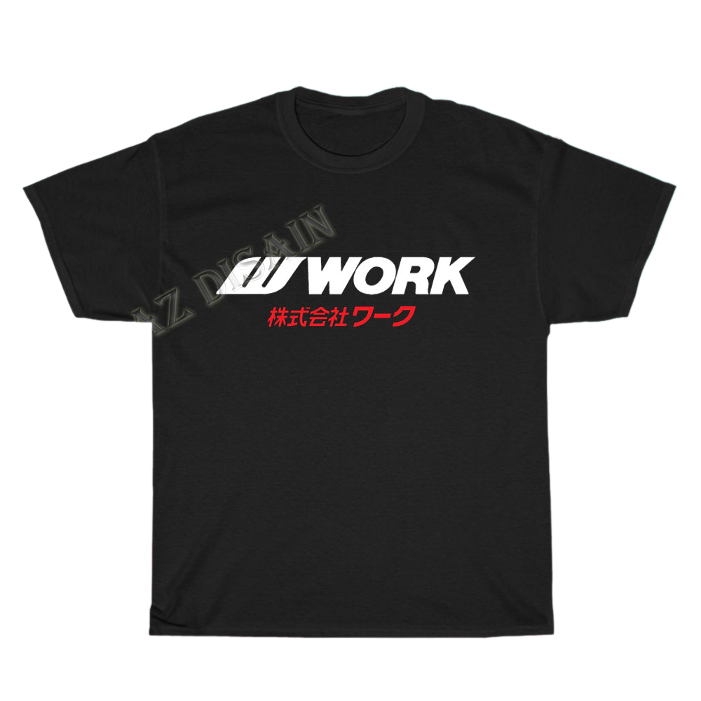 Work Wheels Japan Logo Men's Unisex T Shirt Size S to 3XL